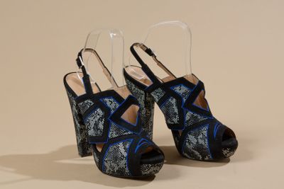 GORDANA DIMITRIJEVIC PAIRE DE SANDALES à plateforme en suède…
