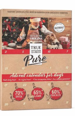 Lot de 11 boites de calendriers de l’avent pour chien.