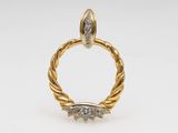une bague en or et diamants