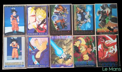 Ensemble de 10 cartes des différentes séries Dragon Ball, Dr…