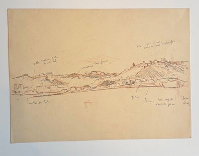 Jos Henri PONCHIN (1897 - 1981), Travail préparatoire, "Étud…