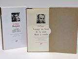 deux livres posés l'un à côté de l'autre sur une surface blanche