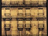 an image of a picture of a building with balconies on the balconies