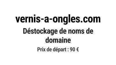 Nom de domaine vernis-a-ongles.