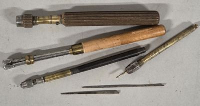 a lot of tools that are laying out on the table