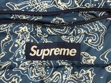 supreme blue paisley puffer jacket