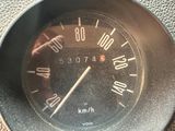 a close up of a speedometer on a car