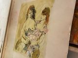 a picture of a painting hanging on a wall in a room
