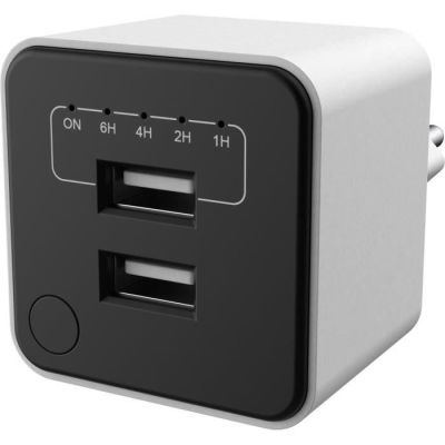 79 / Double chargeur USB avec minuterie programmable -…