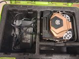a hard case with a cell phone inside of it