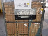 a cart that has a lot of boxes in it