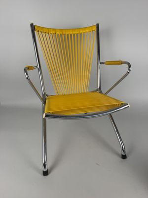 an image of a yellow chair on a white background