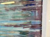 a painting of a boat in a body of water