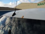 a close up of a car with a antenna on top of it