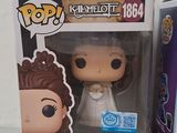 funko pop vinyl figure of a woman in a white dress and a pop vinyl figure of a woman in a white dress
