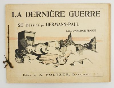 an old book with a drawing of a man and a woman sleeping on a bed