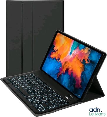 an image of a tablet with a keyboard on top of it