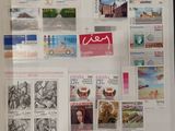 a picture of a picture of a wall with stamps on it