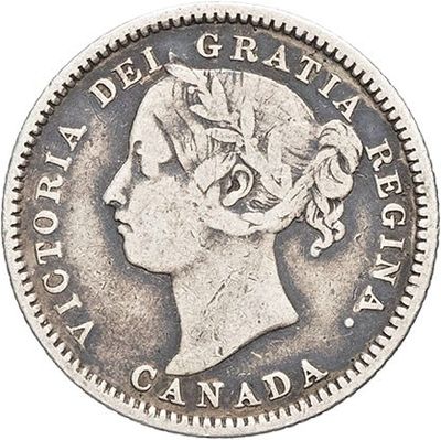 a silver coin with a woman ' s head on it