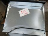 a metal box with a sticker on it that says 464