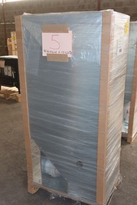 a lot of boxes that have been wrapped up in a warehouse