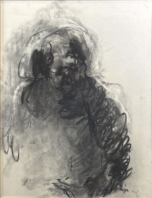 l'image d'un dessin représentant un homme coiffé d'un chapeau