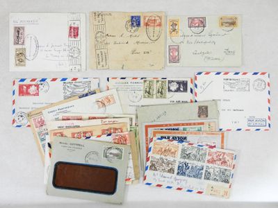 Martinique Lot de 19 lettres de Martinique et à destination …