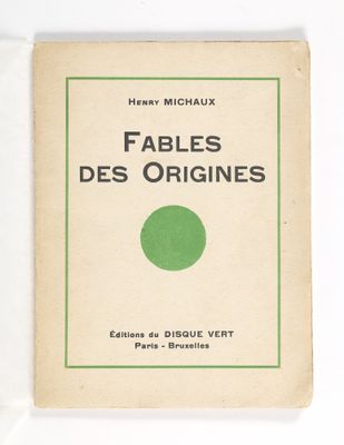 un livre avec un point vert sur la couverture