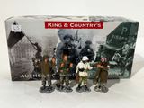 figurines de collection King & Country - lot de 6 figurines de collection King & Country - lot de 6 figurines de collection King & Country