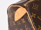 louis vuitton brown monogram canvas and leather shoulder bag