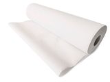 rouleau de papier blanc sur fond blanc, avec un fond blanc