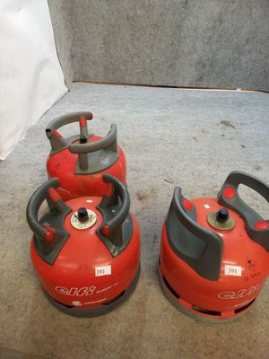 3 bouteilles de gaz Elfi Antargaz butane 5,5kg (non-remplies…