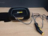 a black and yellow cord connected to a black and yellow device