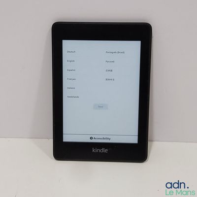a kindle that is sitting on a table