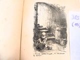 a drawing of a person sitting in a chair in a book