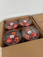 (x240) Boules de noêl 80 mm en verre "combiné orange" 16 tub… (photo 5)