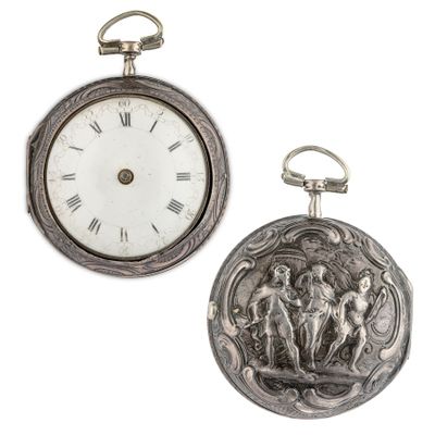 Samson London, Montre DE Poche À Double BOÎTier, Hollande VE…
