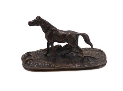 Pierre Jules MENE (1810-1979), "petit cheval", épreuve en br…
