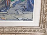 a picture of a painting on the wall of a house