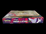 the box of the pokemon mega - latias box is empty