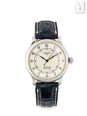une image représentant une montre-bracelet avec un cadran blanc et un bracelet en cuir noir