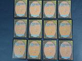 a picture of a bunch of cards that are on a table