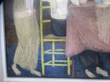 a painting of two women sitting at a table
