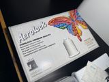 a picture of a box with a picture of a butterfly on it