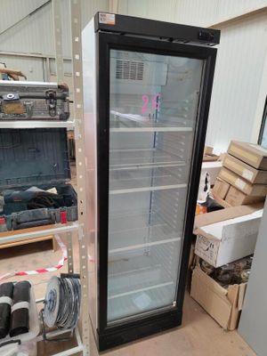 an image of a refrigerator that is in a warehouse