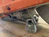 an image of a close up view of a car ' s rear end