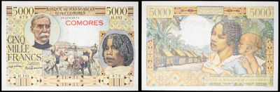 trois billets de banque différents portant l'image d'un homme et d'une femme