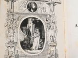 an open book with a picture of a man and a woman on it