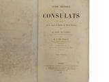 an old book with a black and white title on it