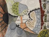 une image représentant un tableau d'un oiseau perché sur une branche d'arbre